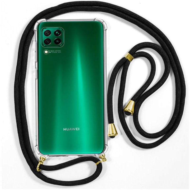 Carcasa COOL para Huawei P40 Lite Cordón Negro ServiPhone