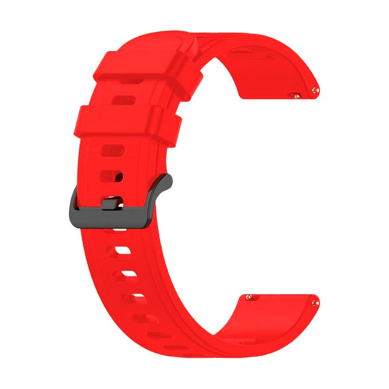 Correa Universal 22mm Amazfit GTR / Stratos / Huawei / Samsung / COOL Bristol Goma Rojo ServiPhone