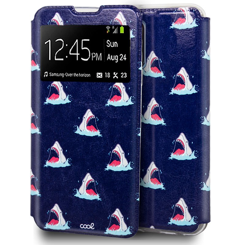 Funda COOL Flip Cover para Realme 7 5G Dibujos Tiburón ServiPhone
