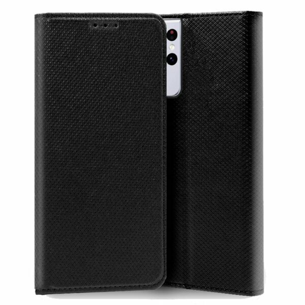 Funda COOL Flip Cover para Samsung G998 Galaxy S21 Ultra Liso Negro ServiPhone