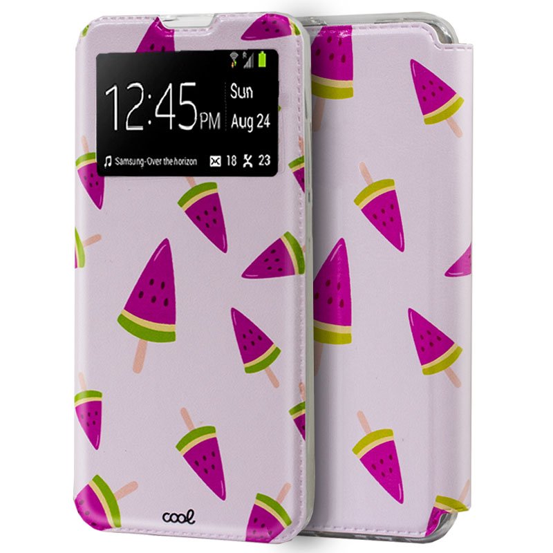 Funda COOL Flip Cover para Xiaomi Mi 10 Lite Dibujos Sandía ServiPhone