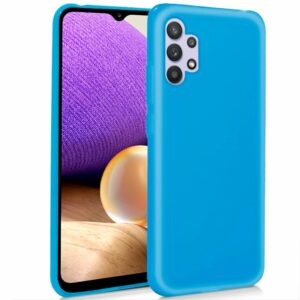 Funda COOL Silicona para Samsung A326 Galaxy A32 5G (Celeste) ServiPhone