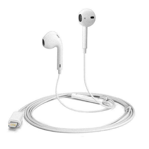 Auriculares Blancos COOL Stereo Con Micro para iPHONE 7 / 8 / X (Lightning Bluetooth) ServiPhone