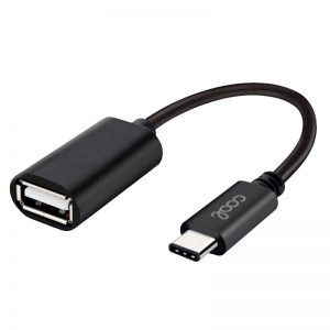 Cable Entrada USB OTG Tipo-C Universal COOL (Negro) ServiPhone