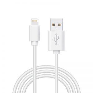 Cable USB Compatible COOL Lightning para iPhone / iPad (1.2 metros) Blanco ServiPhone
