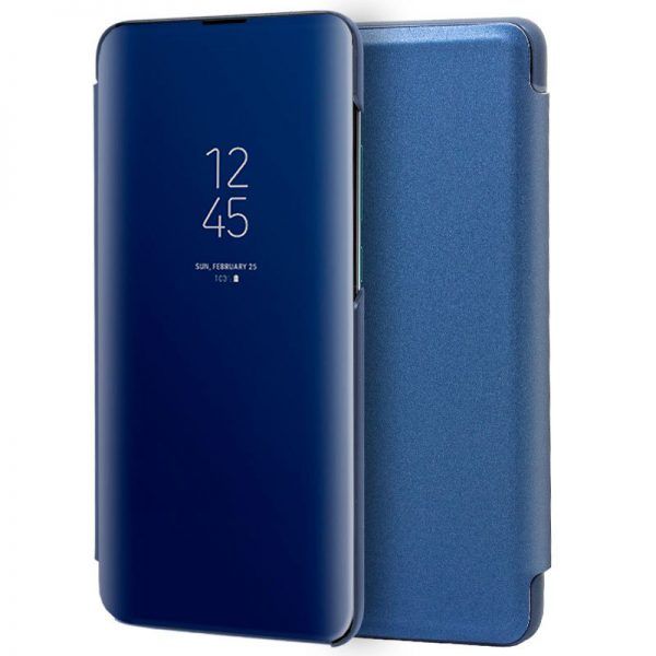 Funda COOL Flip Cover para Huawei P30 Pro Clear View Azul ServiPhone