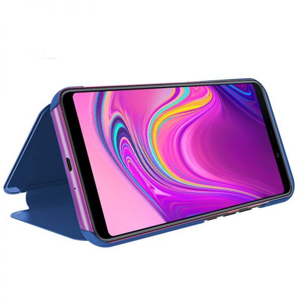 Funda COOL Flip Cover para Samsung A920 Galaxy A9 (2018) Clear View Azul ServiPhone