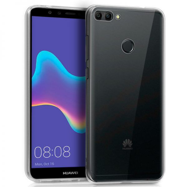 Funda COOL Silicona para Huawei Y9 (2018) Transparente ServiPhone