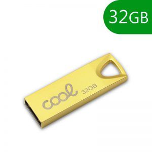 Pen Drive USB x32 GB 2.0 COOL Metal KEY Dorado ServiPhone