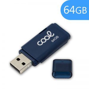 Pen Drive USB x64 GB 2.0 COOL Cover Azul ServiPhone