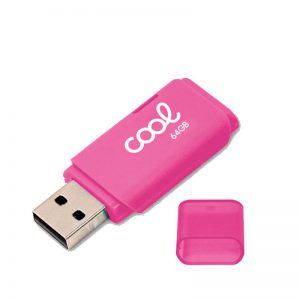 Pen Drive USB x64 GB 2.0 COOL Cover Rosa ServiPhone