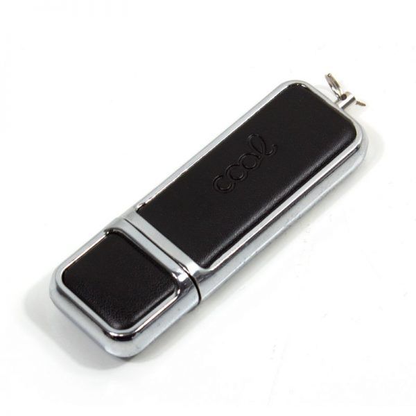 Pen Drive USB x64 GB 2.0 COOL Piel Leather Negro ServiPhone